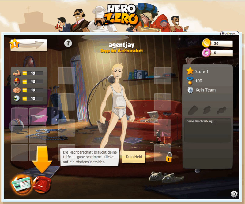Hero Zero Browsergame