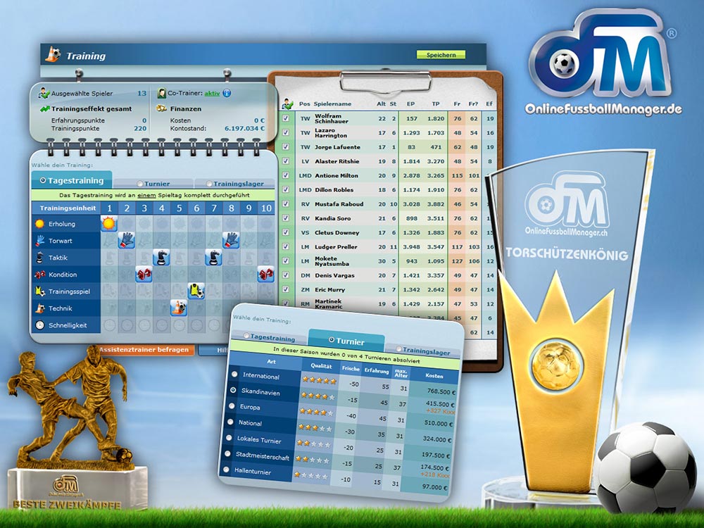 OFM – Online Fussball Manager Online Fussball Manager Browsergame Review