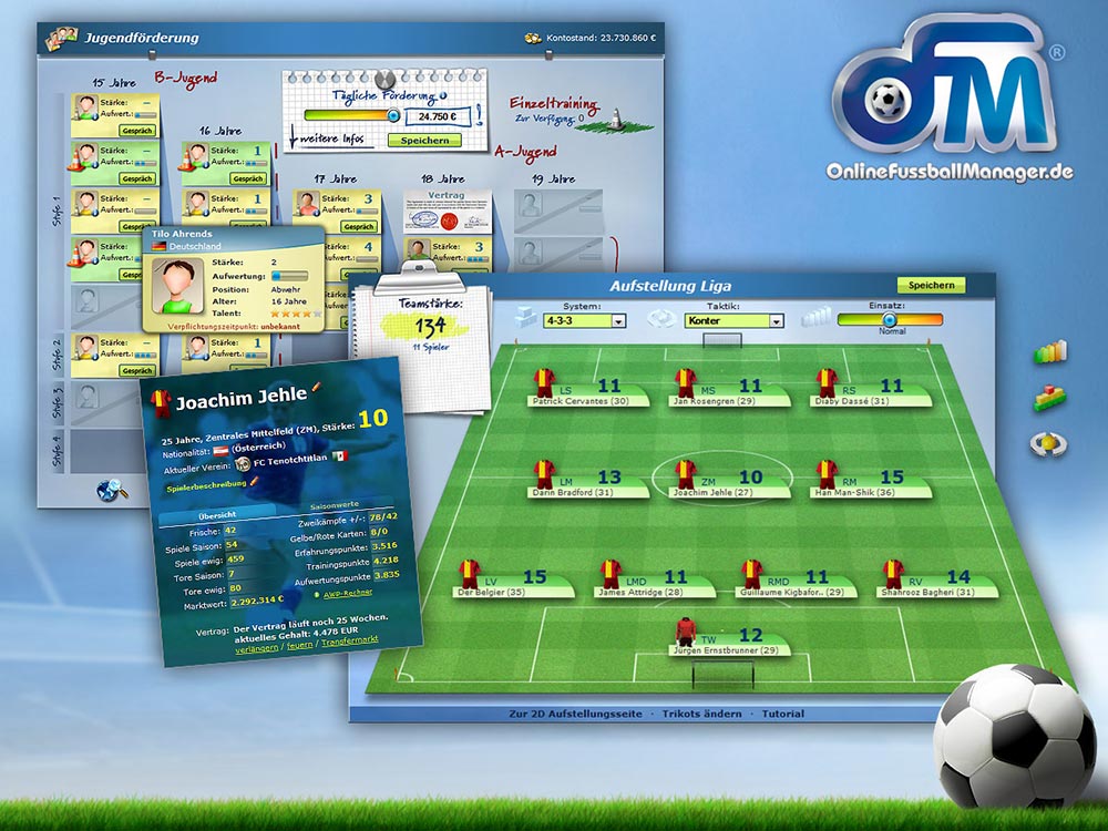 Online Fussball Manager Browsergame Review